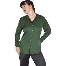 ZARA* weiche Glanz Satin Bluse* M-XL * glatt glänzendes Oberteil* Shirt Tunika