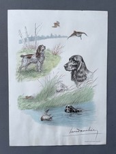 Signierter Druck Léon