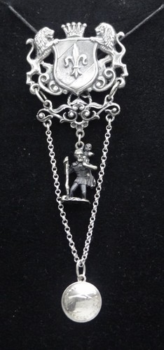 Silber rockstecker - silber, hl