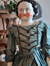 antike Parian Puppe - ca. 63 cm groß