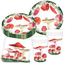 Pilz Partygeschirr Set Rote