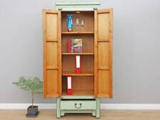 Chinesische Hochzeitschrank Massivholz 2 Türen Schrank mint #M-HOC-Y343
