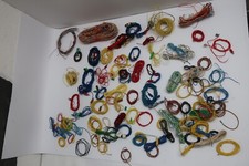 Konvolut diverse Schaltdrähte, Litzen, Schaltdraht usw. teilweise mit Steckern