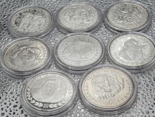 Somaliland Lunar Serie 8 x 1 Unze oz 999 Silber Ag 2010 - 2017 komplett TOP-Zstd