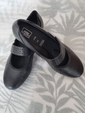 Damenschuhe Dunkelbraun G6 Easy Street Pumps. Decksohle ECHT LEDER.