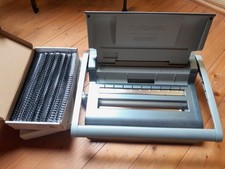 Bindemaschine - FELLOWES Quasar Wire,  34 Ringe, DIN A4,  silberfarben, Büro