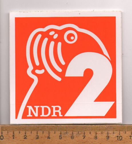 Alter aufkleber ndr2 - aufkleber,