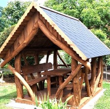 Holzpavillon grillhütte - -,
