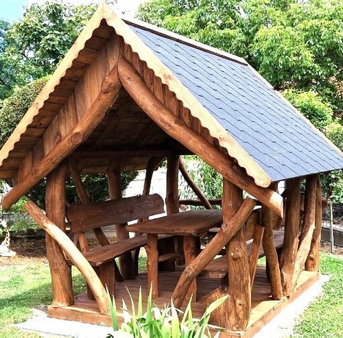 Holzpavillon grillhütte - holzpavillon,