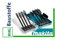 Makita Flachfräsbohrer Set  8-teilig Holzbohrer Bohrer Sechskantaufnahme E-08698
