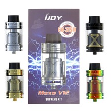 iJoy MAXO V12 Supreme Kit • 5,6 ml Tank-Volumen • 28mm Ø • in 4 Farben verfügbar
