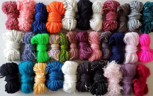 Bunte wollreste restwolle - bunte,