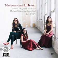 Felix Mendelssohn BartholdyFanny Hensel Duette Two Sopranos  Hammerflugel CD