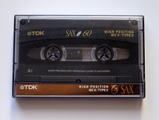 1x TDK SA-X 60 Cassette Tape 1995 + sehr guter Zustand  + very good cond. +