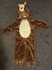 Karnevalskostüm Tiger Kinder Jungen Mädchen Teddybär Tierkostüm Gr.M