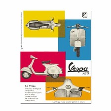 Blechschild 30x40 Vespa Billboard - neu !  motivgeprägt