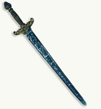 Schwert mit Klinge grün Ritterschwert Ritter Kostüm Zubehör Waffe 125758013