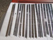 ca. 40 Gleise von klein bis 33cm hauptsächlich Trix mit Eingleiser aus Rückbau m