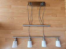 Fischer & Honsel Deckenleuchte Lampe Metall silber matt Nr. 16244 und 4 x 21630