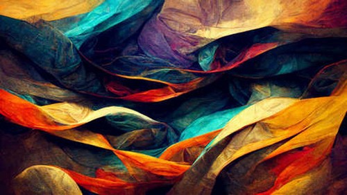 Wandbild mehrfarbiger - wandbild:,