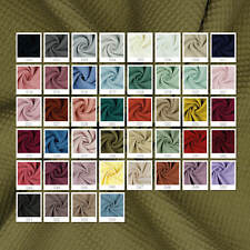 Waffelpique Meterware 0,5m Waffel Stoff 100% Baumwollstoff Tex 100 Waffelstoff