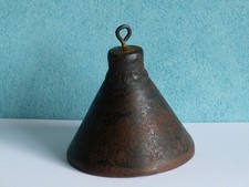 Antike Glocke, Eisen, Handarbeit, vollständig