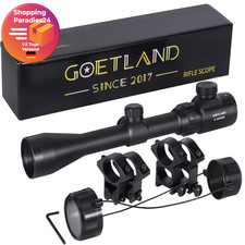 Goetland Gewehr Zielfernrohr 3-9x40 EG Airsoft Rot Grün Fadenkreuz mit Montag...