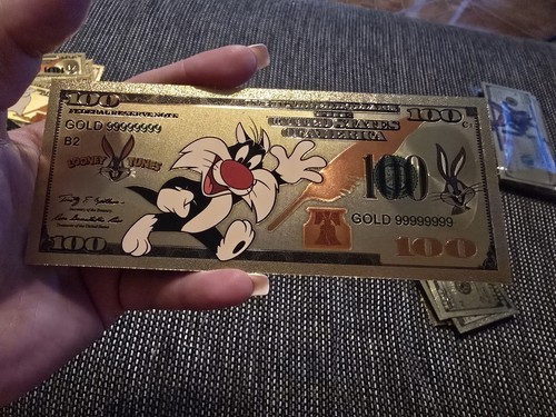 100 dollar goldschein - 100,