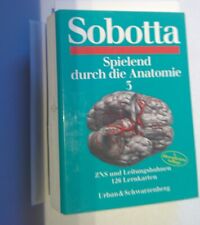 Sobotta + Spiele durch die Anatomie 3 + mit vielen Einzelkarten