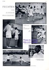 Fechten Frauensport XL Seite