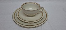 Porzellan Set Kuchenteller Untertasse Tasse Schirnding Bavaria Goldrand Nr.25