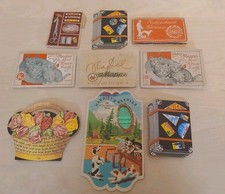 9 Nadelmappen mit Restinhalt