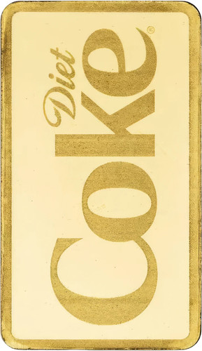 Goldbarren pamp love - coca, cola