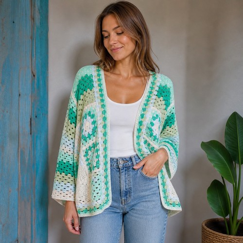 Strickjacke oversize offen - strickjacke,