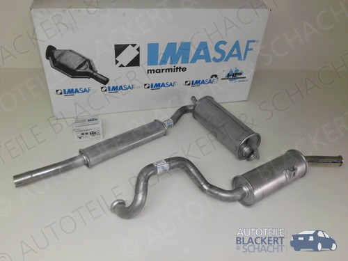 Imasaf auspuffset mitteltopf - imasaf, +