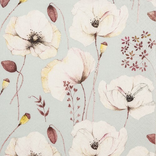 Servietten delicate poppies - servietten,