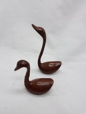 2 Stück Messing Schwan