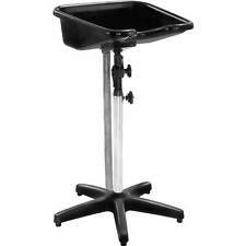 Friseurwaschbecken mobil Haarwaschbecken Kopfwaschbecken Waschbecken schwarz