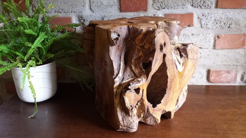Hocker würfel teakholz - würfel,