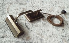 Alte Klavierlampe aus Messing