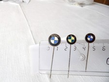 3 alte Emailierte BMW