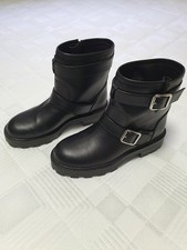 H&M Bikerboots aus Leder Gr.38