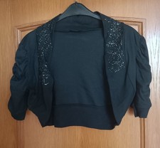 Damen  Bolero Jacke Glitzer