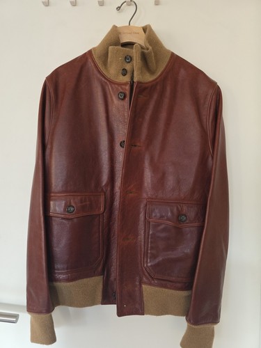 Lederjacke herren golden - lederjacke, bear