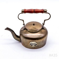 Vintage Brass Teapot with Lid