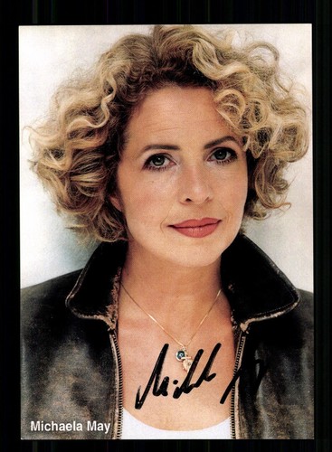 Michaela may autogrammkarte - may,