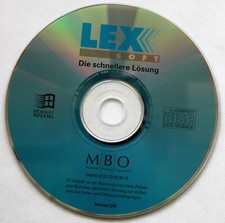Für Sammler: CDROM Lexsoft MBO Version 3/95