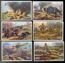 ERDAL Sammelbilder Sonderausgabe 1. Weltkrieg komplett mit 16 Serien = 96 Bilder