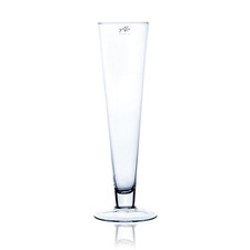 Glasvase, Dekoglas mit Fuß