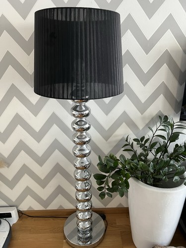 Stehlampe chrom silberner - stehlampe,